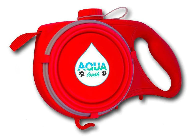 Pet Leash with Portable Silicone Bowl