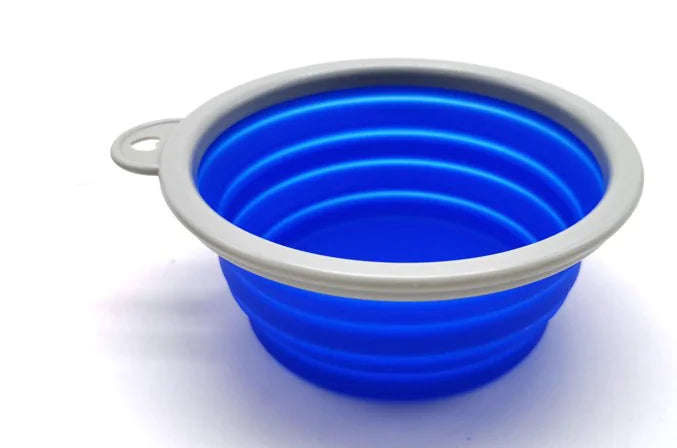 Pet Leash with Portable Silicone Bowl