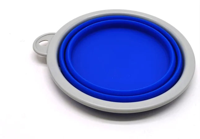 Pet Leash with Portable Silicone Bowl