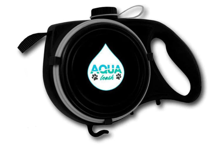 Pet Leash with Portable Silicone Bowl