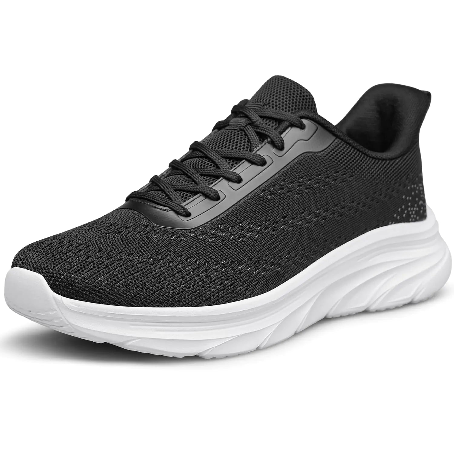 Womens Running Shoes Hands Free Lightweight Slip On Walking Shoes Sneakers Gym Workout Nursing Tennis Shoes Zapatos para Mujer Black Size 6